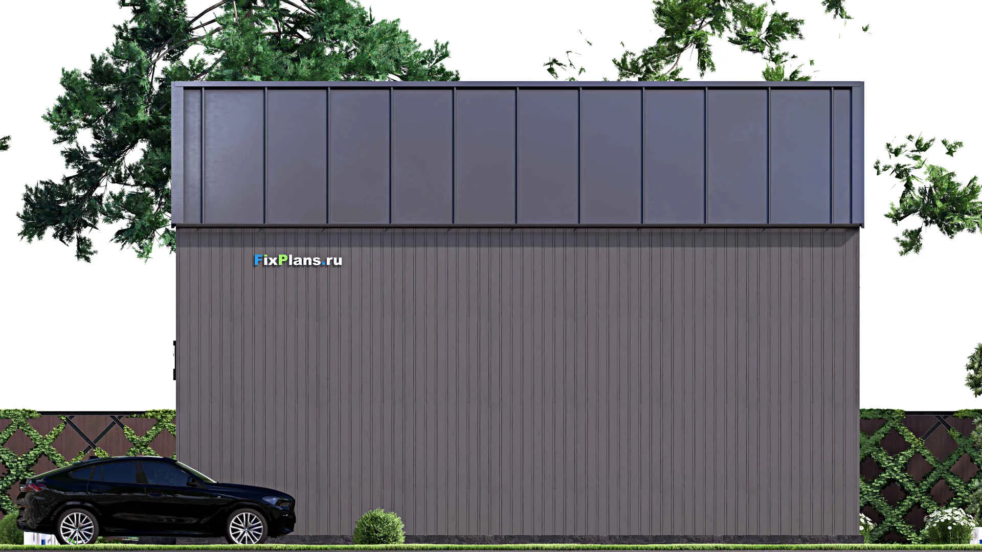 F-16541 - Проект дома с мансардой 9 на 13, площадью 120 м² с 3 спальнями