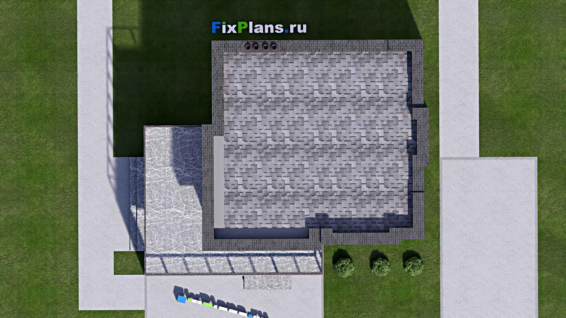 F-16154 - Планы двухэтажного дома 10 на 13, площадью 160 м² с террасой, балконом и 2 спальнями