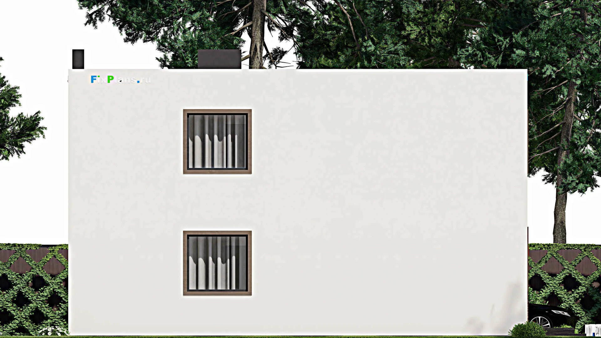 F-4229 - Проект двухэтажного дома 10 на 12, площадью 180 м² с 6 спальнями